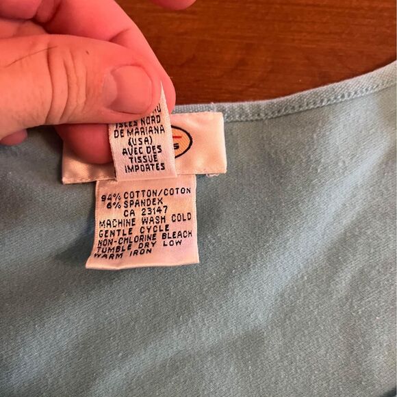 Talbots blue shirt size large - Picture 3 of 4